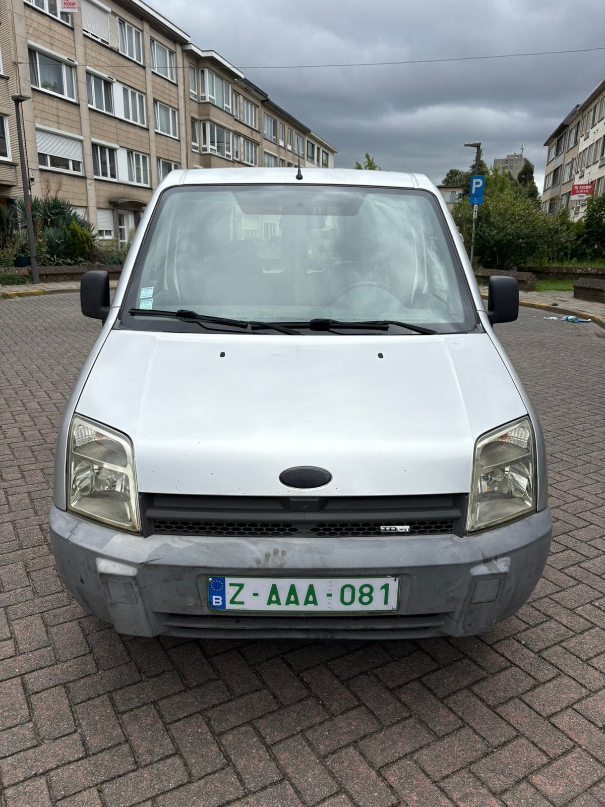 Ford Connect. 1.8 Diesel.  Met airco. Gekeurd voor verkoop, Auto's, Bestelwagens en Lichte vracht, 4 deurs, 4 cilinders, Bedrijf