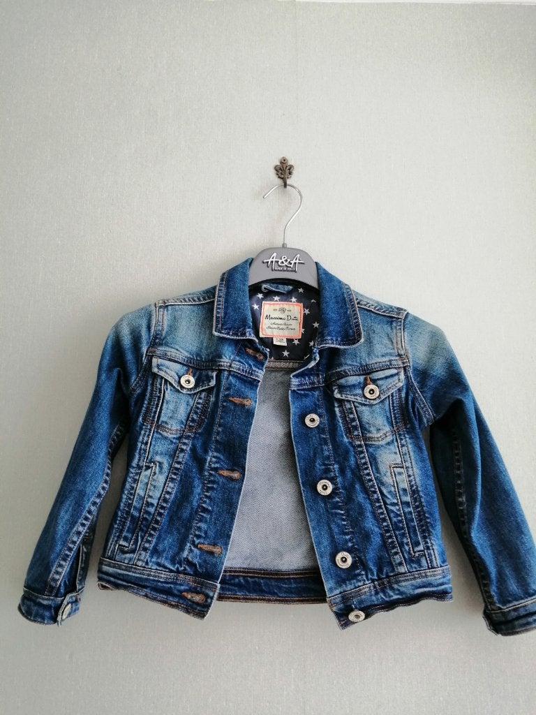 magnifique veste en jean Massimo Dutti taille 3/4 ans, Enlèvement ou Envoi, Utilisé, Massimo Dutti, Fille