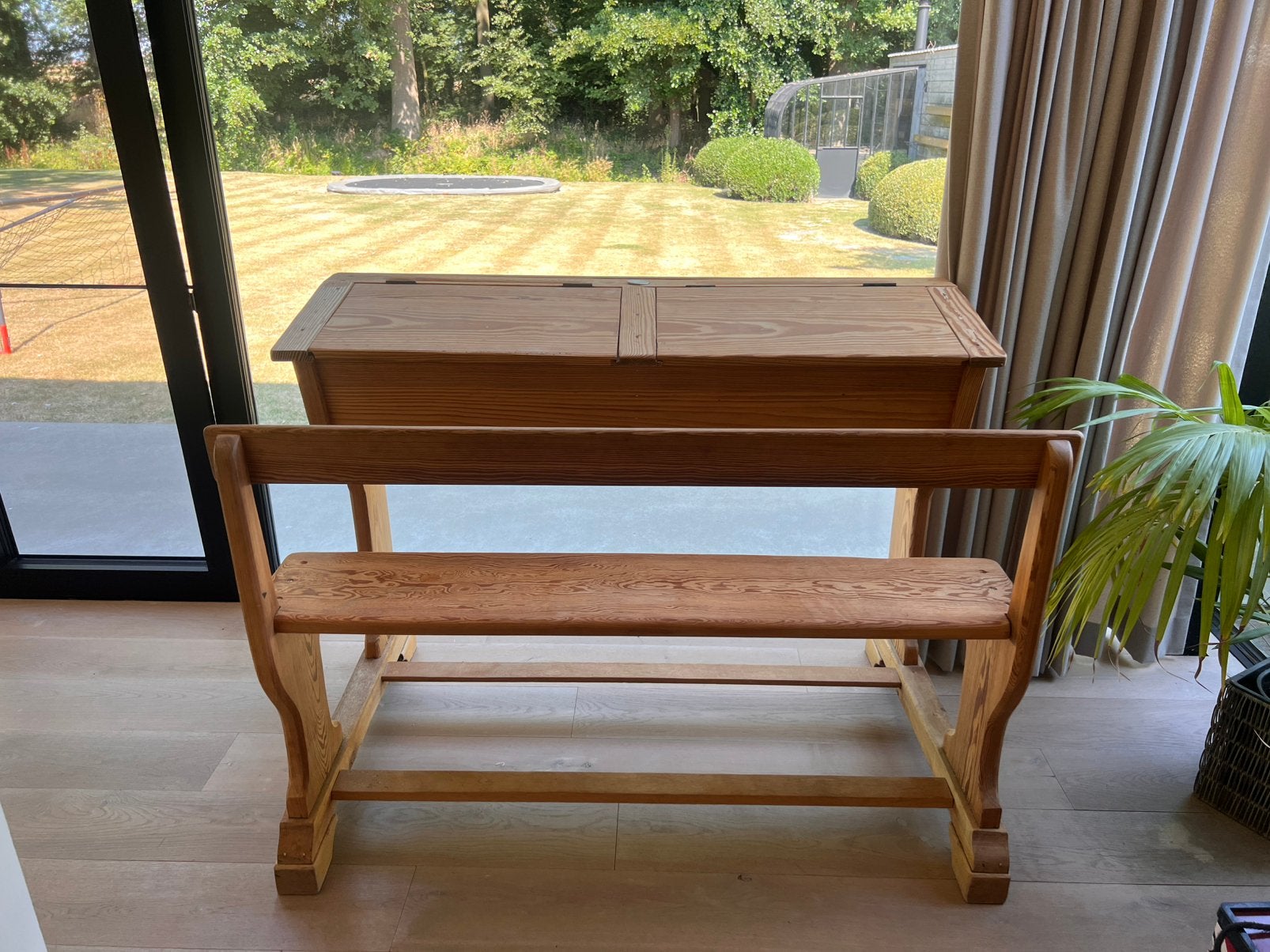 Schoolbank, Huis en Inrichting, Ophalen, Gebruikt, Hout, Kinderbureau