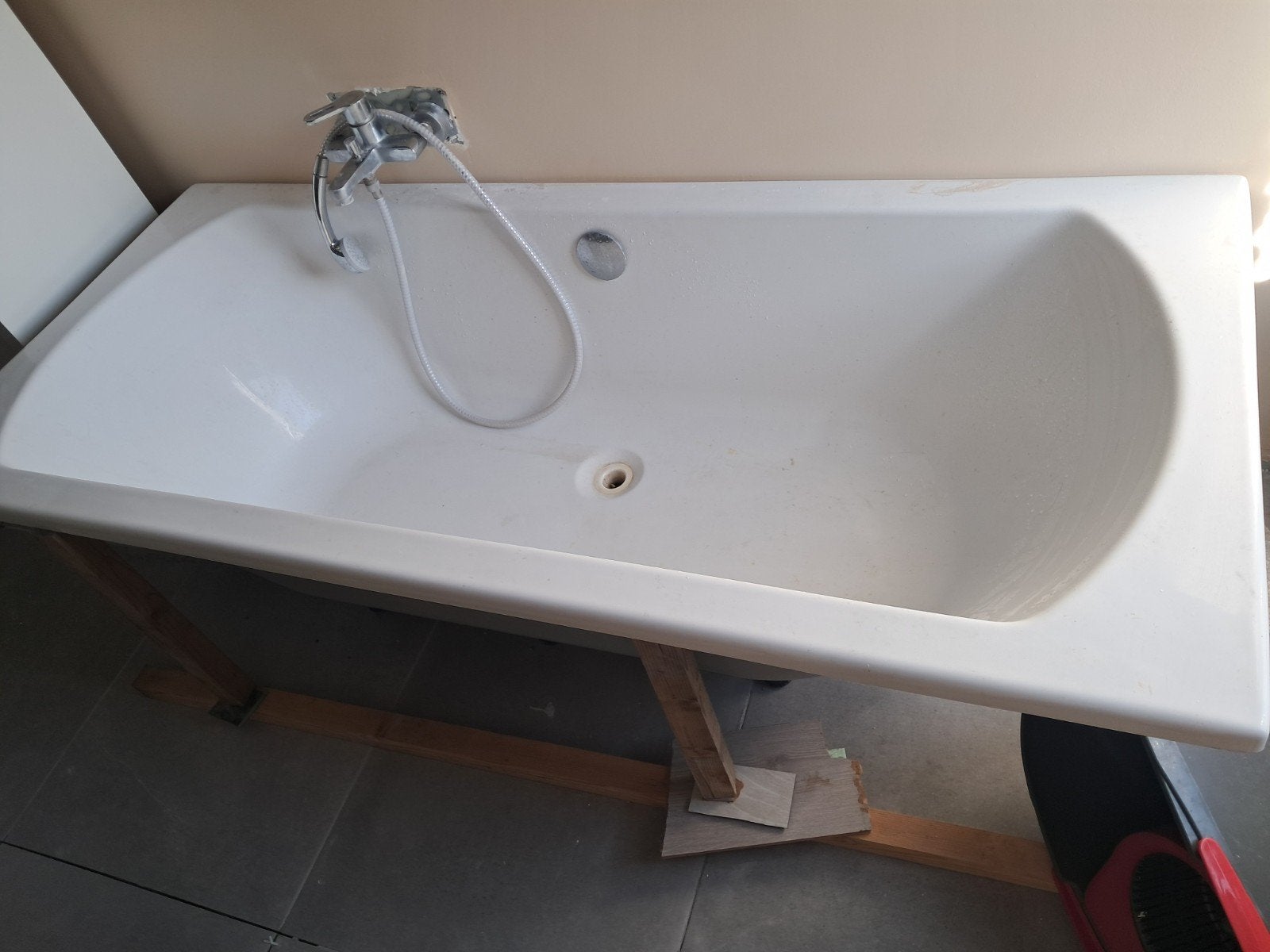 baignoire, Enlèvement, Comme neuf, Blanc, Autres types