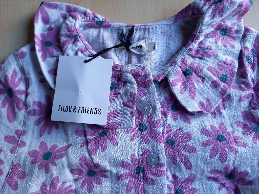 Nouveau, Filou & Friends, chemise taille 128 pour fille, Neuf, Enlèvement ou Envoi, Chemise ou Chemisier, Filou & friends