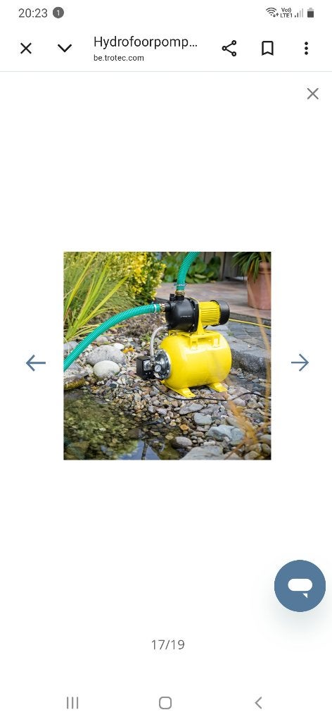 Hydrofoorpomp, Jardin & Terrasse, Pompes à eau, Enlèvement, Pompe d'appoint