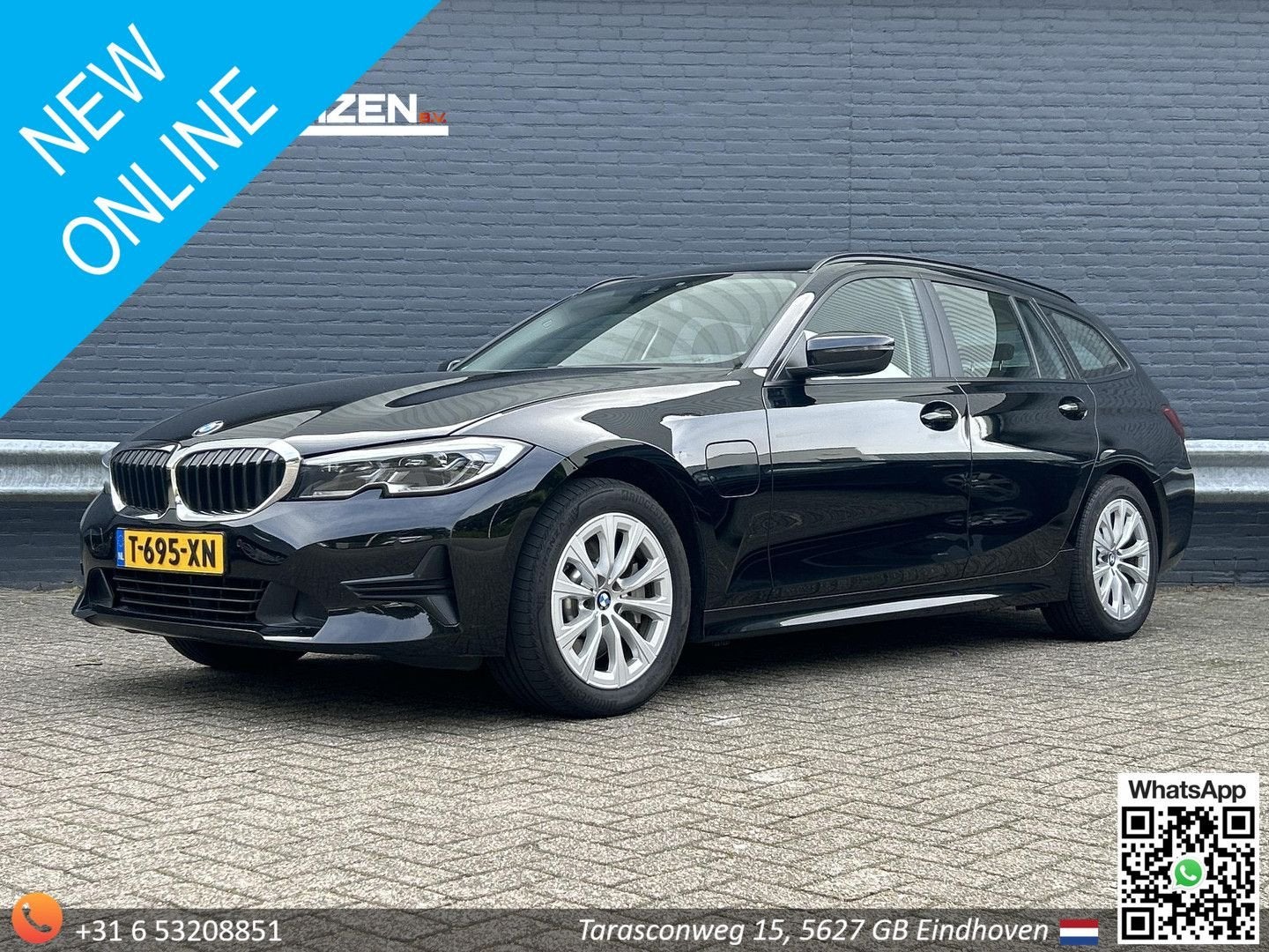 BMW 330 3-serie Touring 330e | € 14.000,- NETTO!, Auto's, Navigatiesysteem, Zwart, 31 g/km, Break