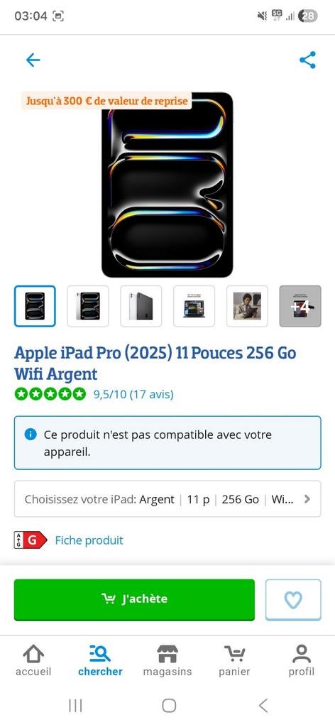 Apple Ipad pro 2026 11 inch 256 gb gloednieuw onder verzegel, Computers en Software, Ophalen of Verzenden, 11 inch, Apple iPad