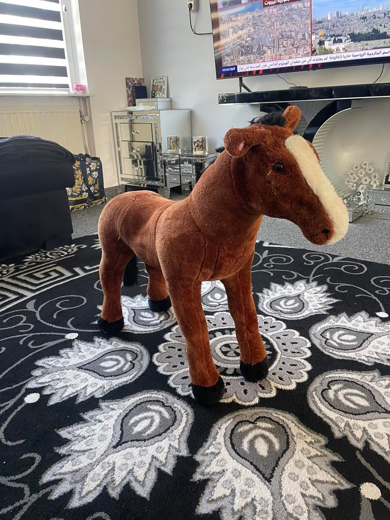 Grote speelgoed zit paard met geluiden. Baby ~ kind, Ophalen, Zo goed als nieuw