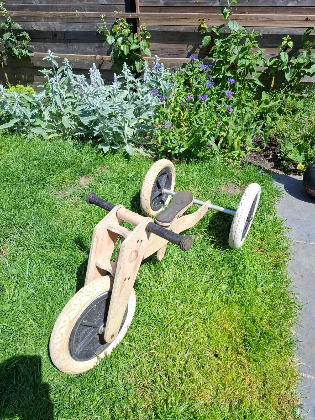 Driewieler loopfiets, Ophalen