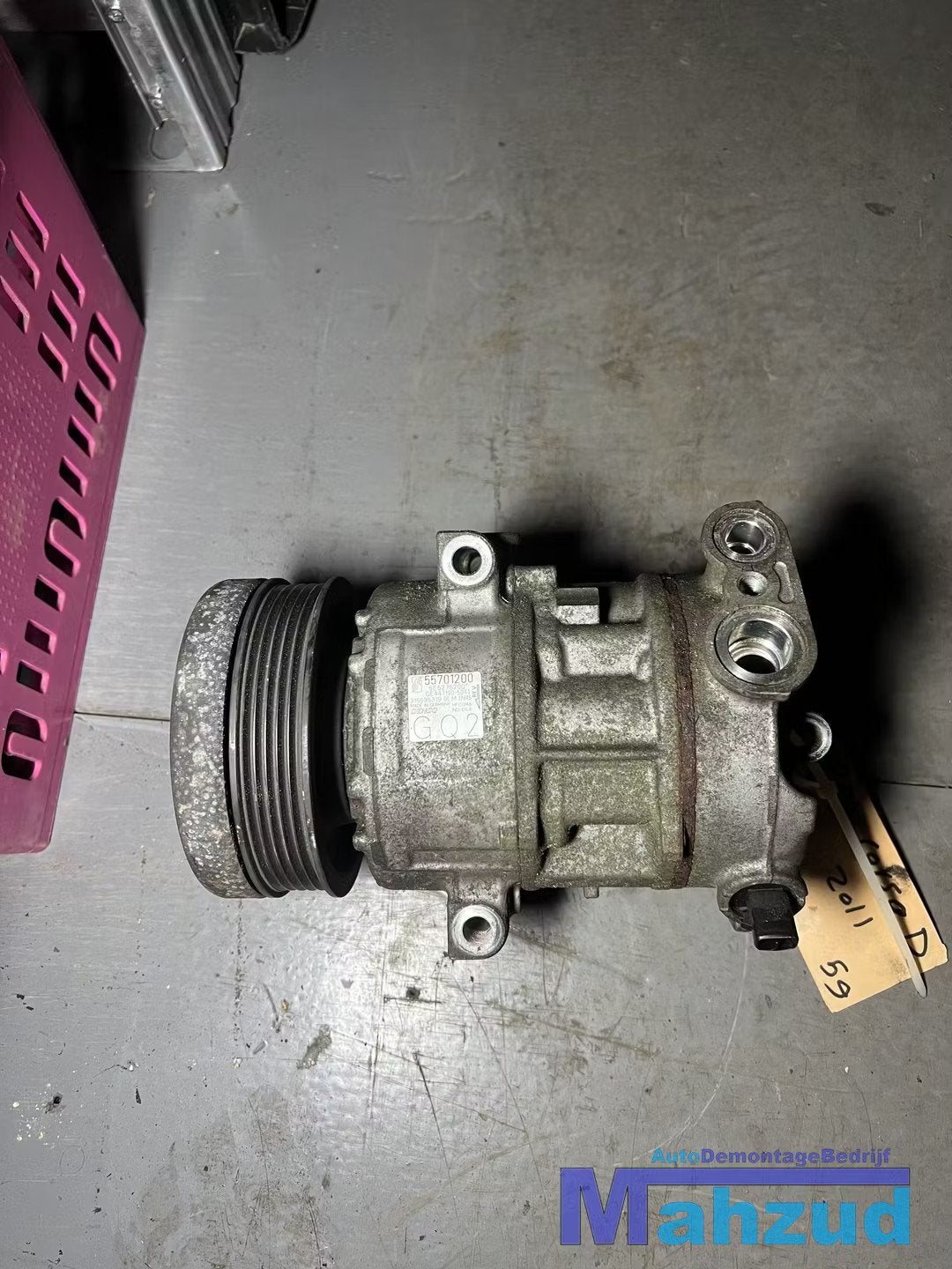 OPEL CORSA D 1.2 Airco pomp compressor 55701200 GQ2, Gebruikt, Opel Automobile GmbH, Kontakt@opel-infoservice.de, Opel