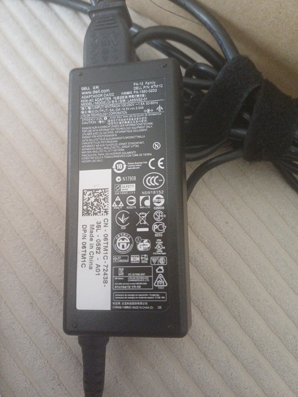 Chargeur Dell, Computers en Software, Ophalen, Gebruikt