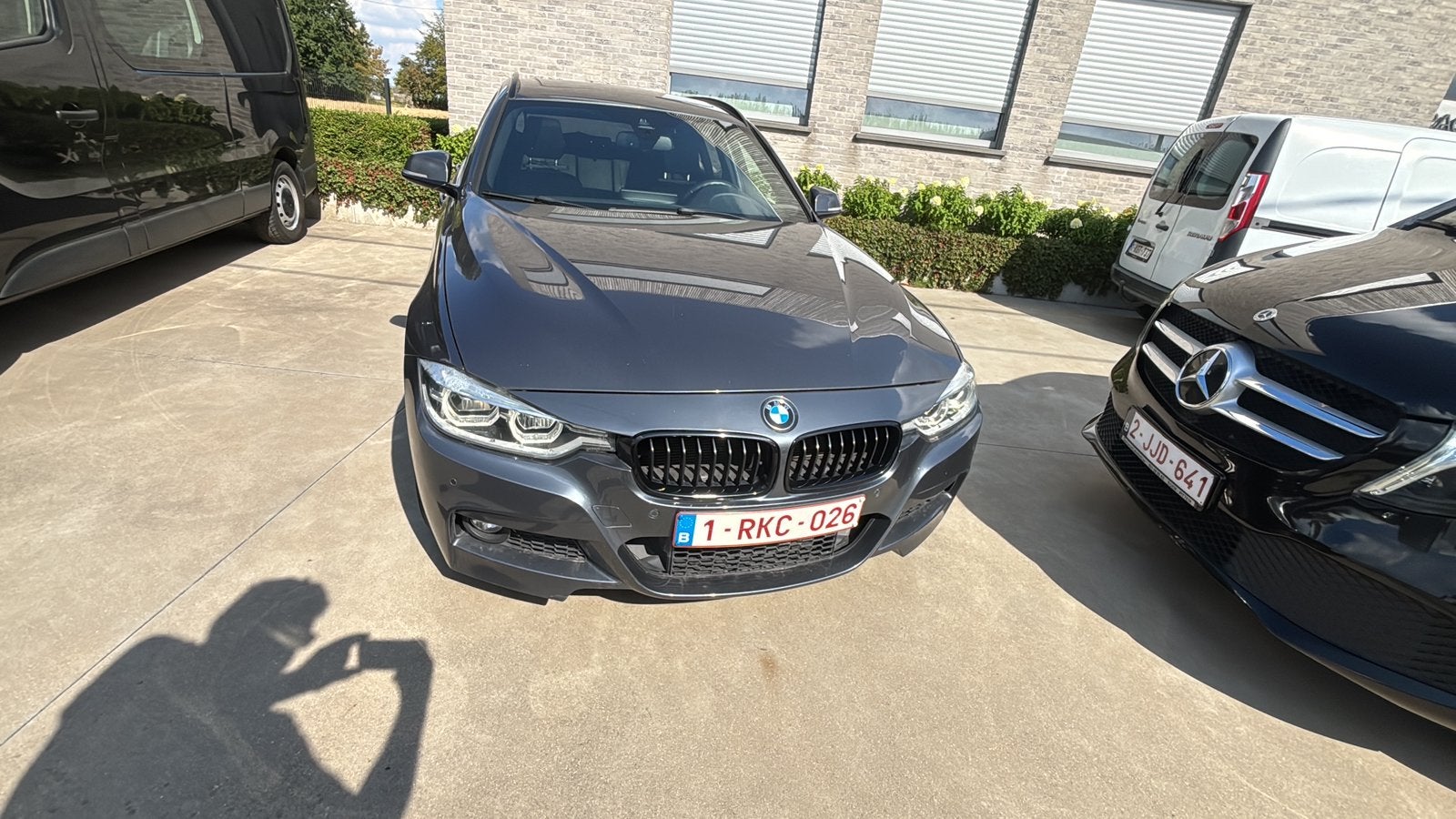 Bmw 320da m pack, Auto's, Automaat, Achterwielaandrijving, Emergency brake assist, Leder