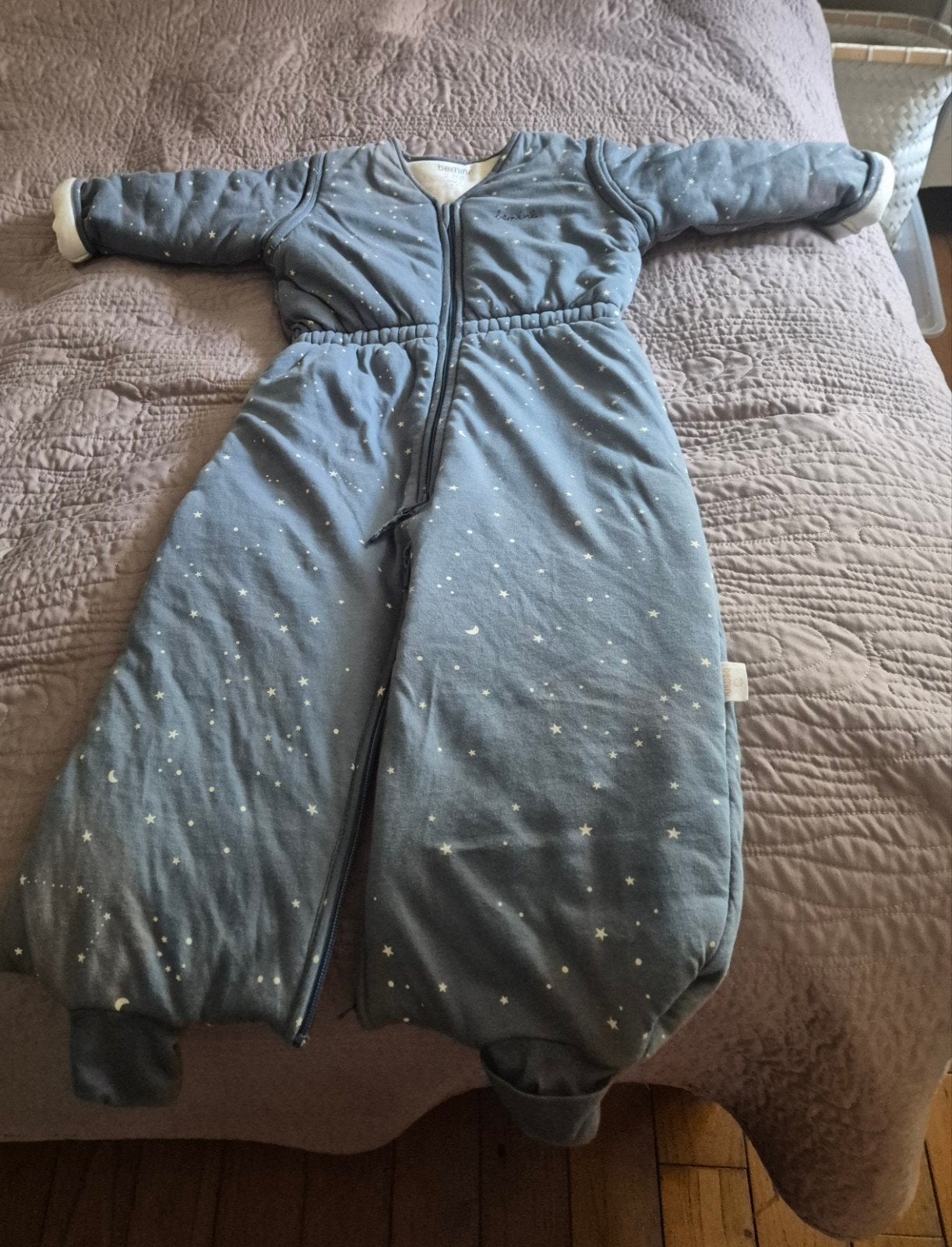 Bemini Slaapzak  12m  - 24 m, Kinderen en Baby's, Overige merken, Zo goed als nieuw, Slaapzak, Blauw