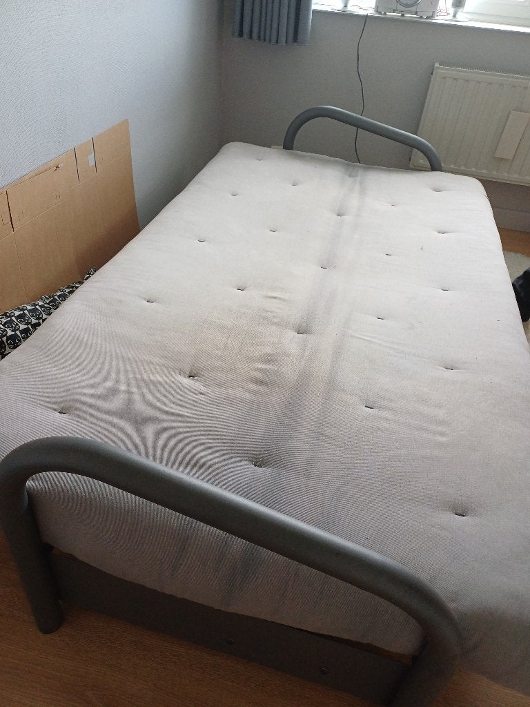 Zetelbed, Huis en Inrichting, Ophalen, Gebruikt, 140 cm, Twijfelaar