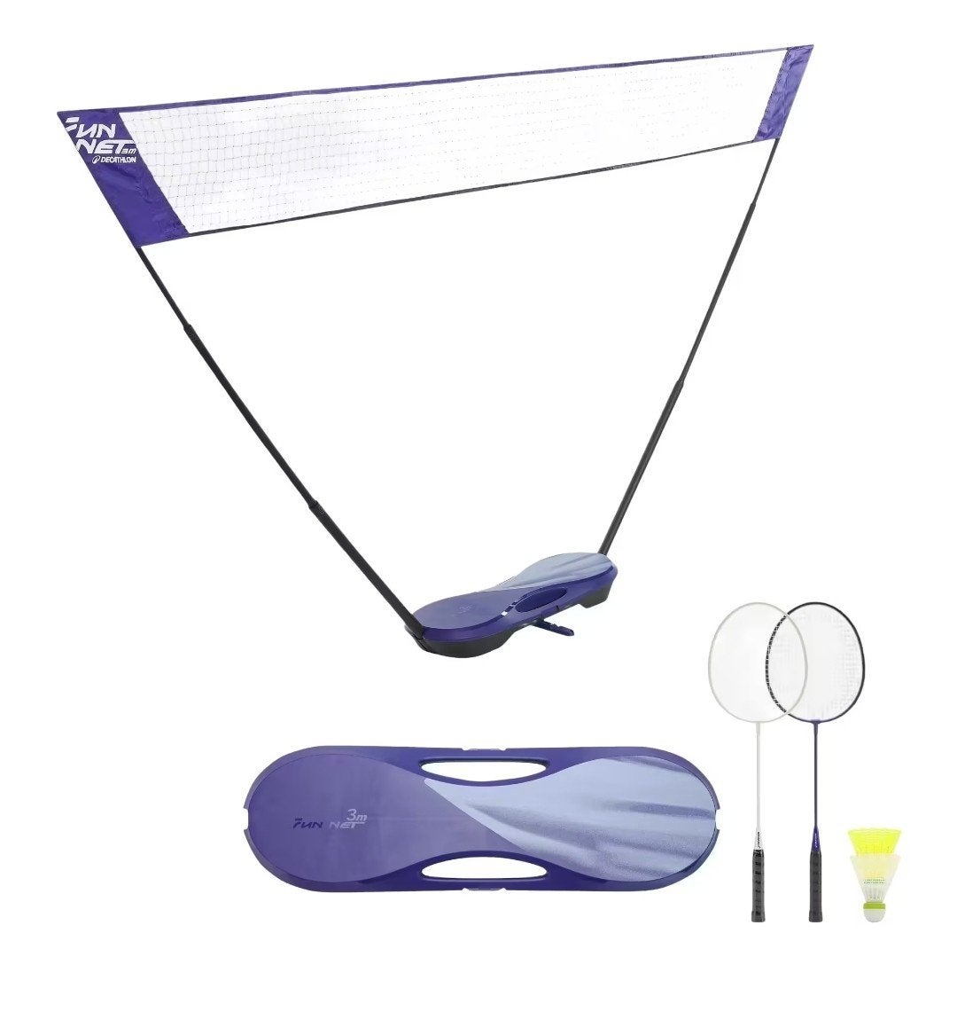 ensemble de badminton, compact pour ranger, Sports & Fitness, Enlèvement, Comme neuf, Raquette(s)