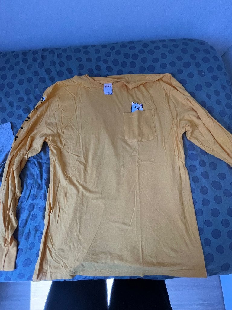 Rip n Dip - Longsleeve, Kleding | Heren, Truien en Vesten, Ophalen of Verzenden, Nieuw, Maat 52/54 (L), Geel