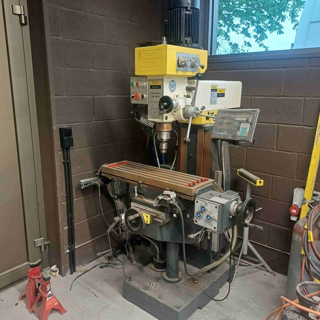 Epple freesbank 380V., Ophalen