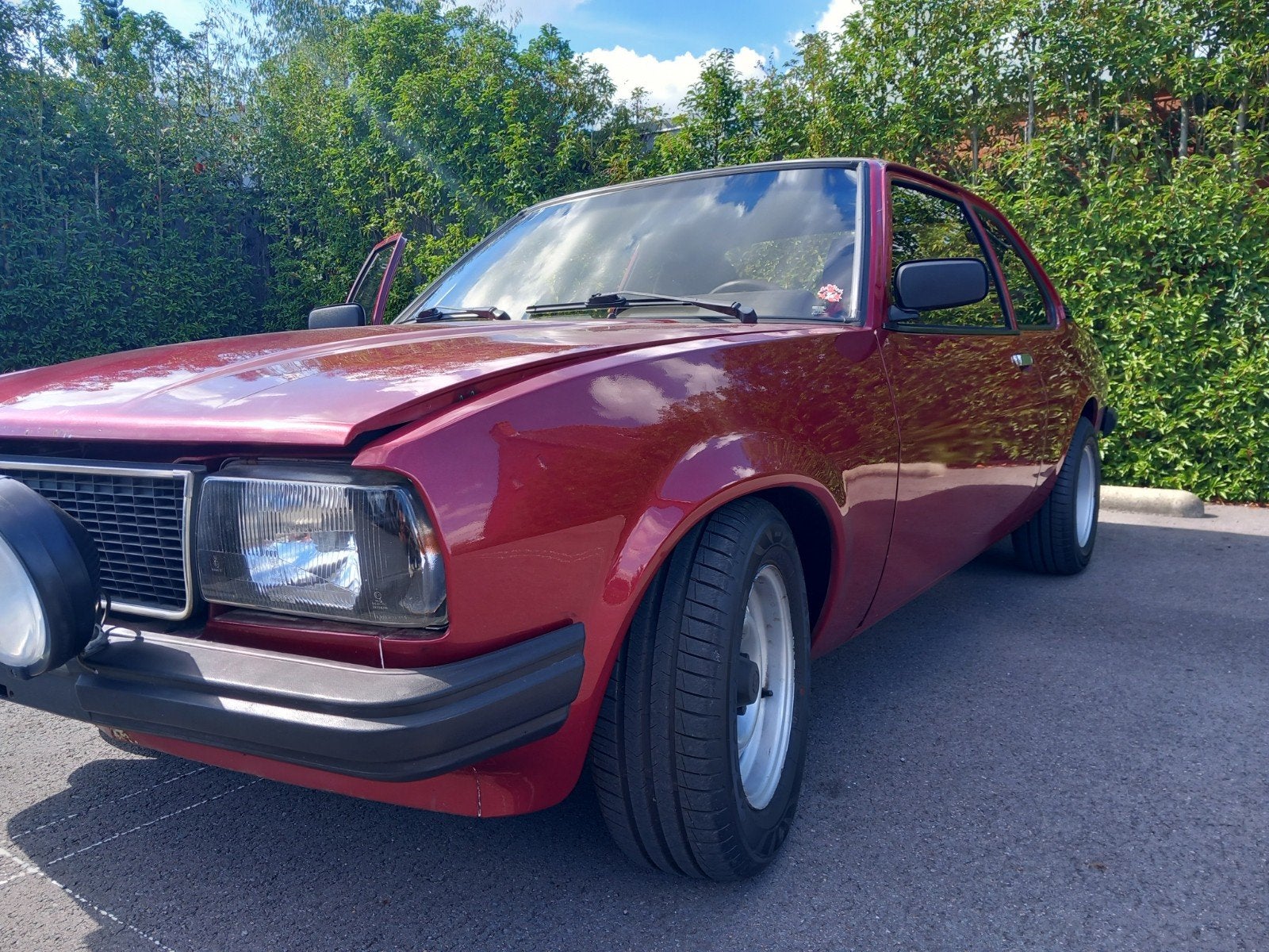 Opel Ascona B, Elektrische ramen, Particulier, 3 deurs, Rood