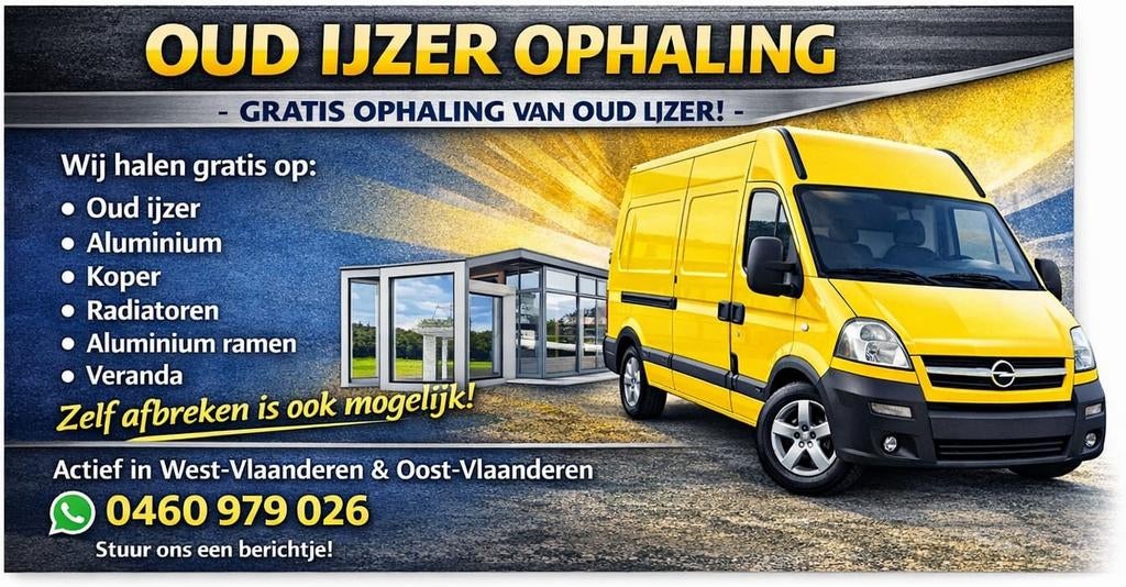 Collecte rapide et gratuite du vieux fer 0467676399, Enlèvement, Fer