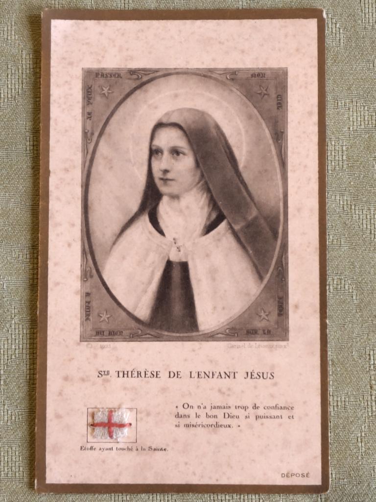 Reliekkaartje van de H. Theresia van Lisieux, Ophalen of Verzenden
