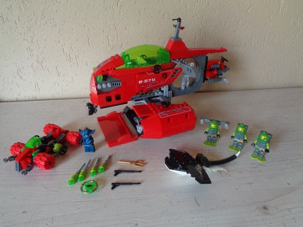 LEGO Atlantis Neptune moederschip - 8075, Enlèvement ou Envoi, Utilisé, Accessoire, Lego