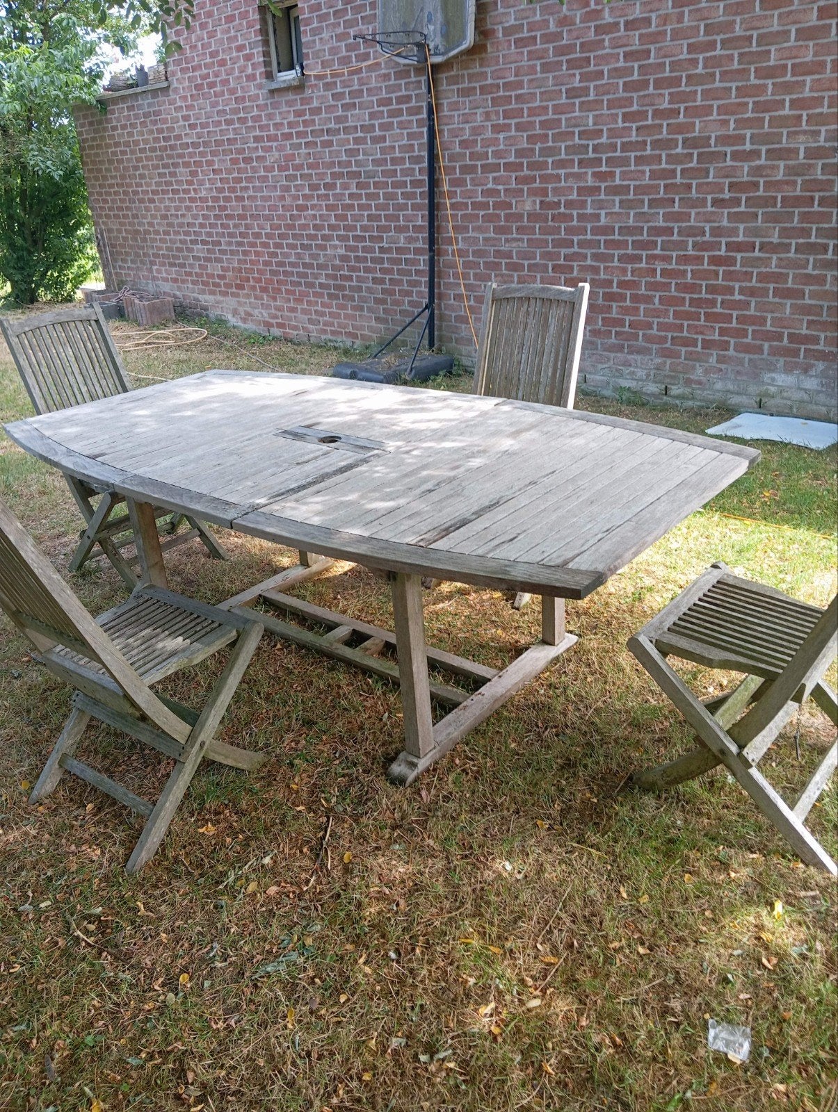 Table en teck xxl rétractable, Enlèvement ou Envoi