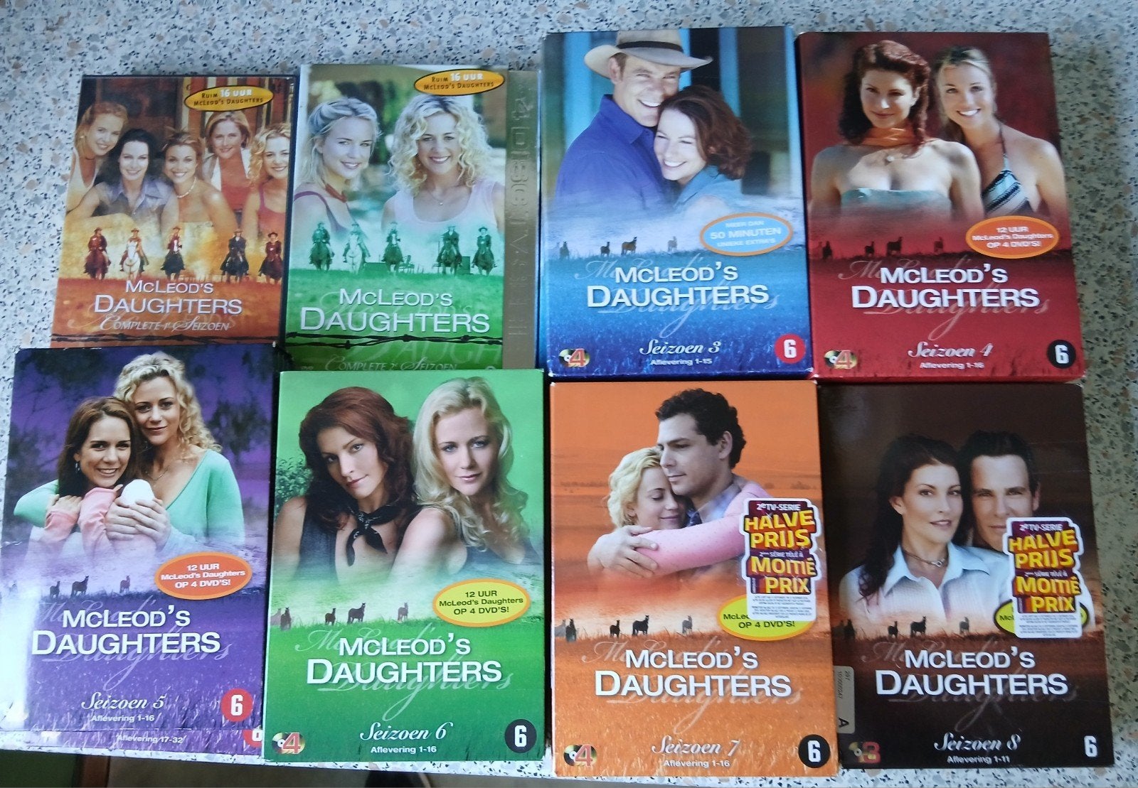McLeod's Daughters compleet, Cd's en Dvd's, Nederlands, Ophalen of Verzenden, Zo goed als nieuw, Complete serie