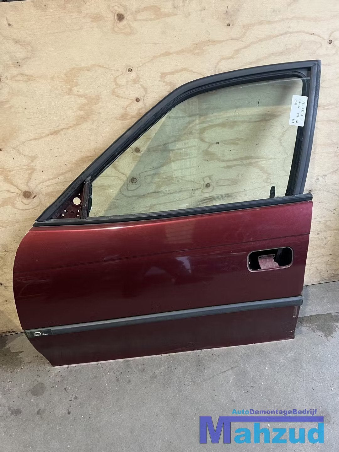 OPEL ASTRA F Rood Z549 Links voor deur hatchback 1991-1999, Auto-onderdelen, Gebruikt, Deur, Opel Automobile GmbH, Kontakt@opel-infoservice.de