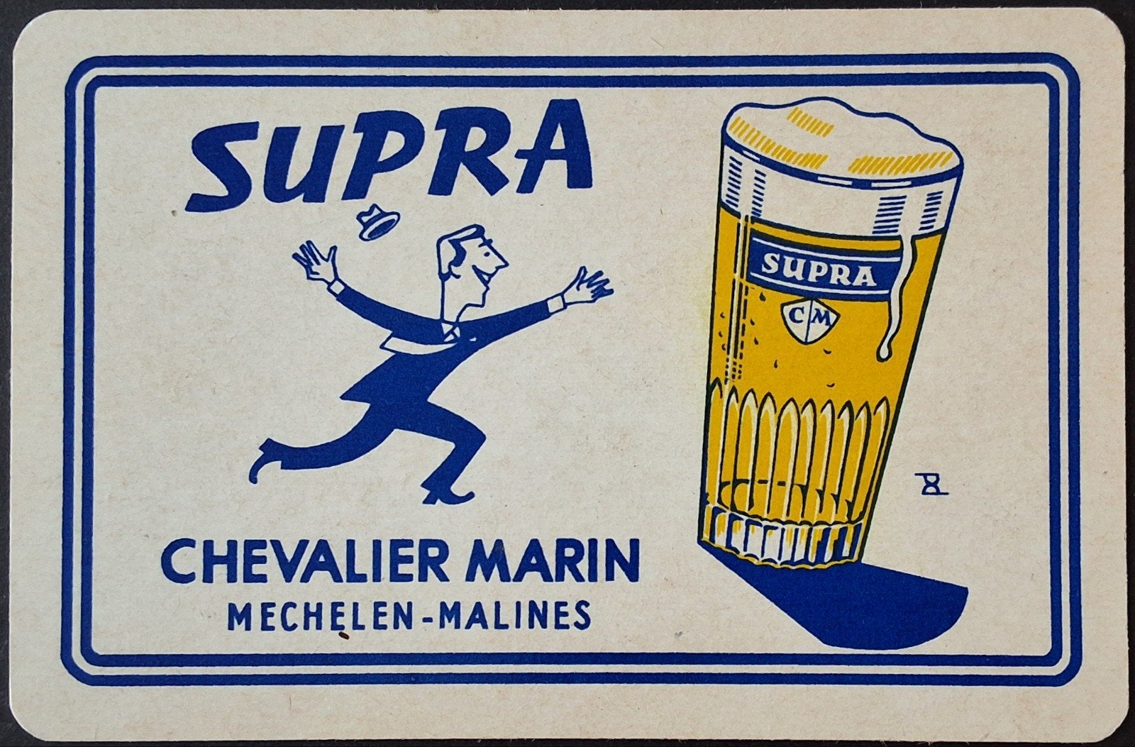 1 Speelkaart  Chevalier Marin, Ophalen of Verzenden