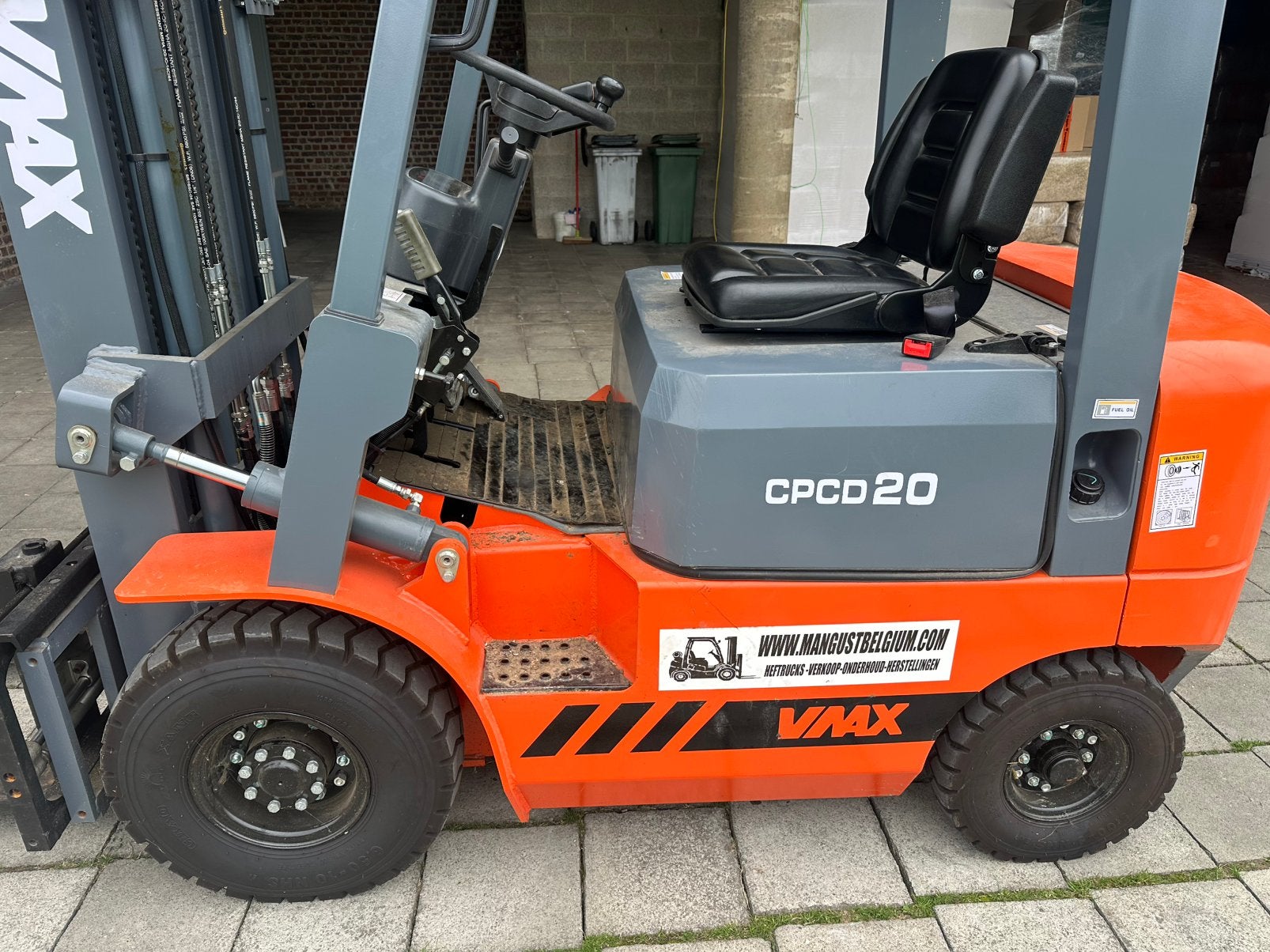 Diesel heftruck 2ton duplex mast perfecte staat, Ophalen, Diesel, Heftruck