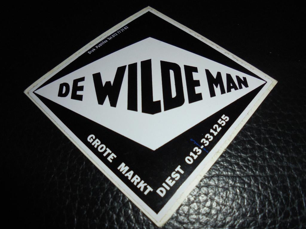 sticker Diest Wildeman Grote Markt, Verzamelen, Ophalen of Verzenden, Zo goed als nieuw