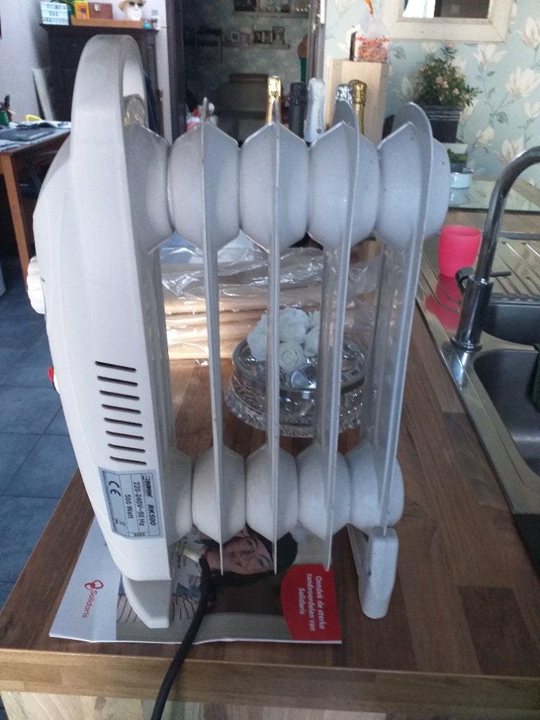 Elektrisch vuurtje voor caravan, Bricolage & Construction, Moins de 60 cm, Enlèvement, Utilisé, 200 à 500 watts