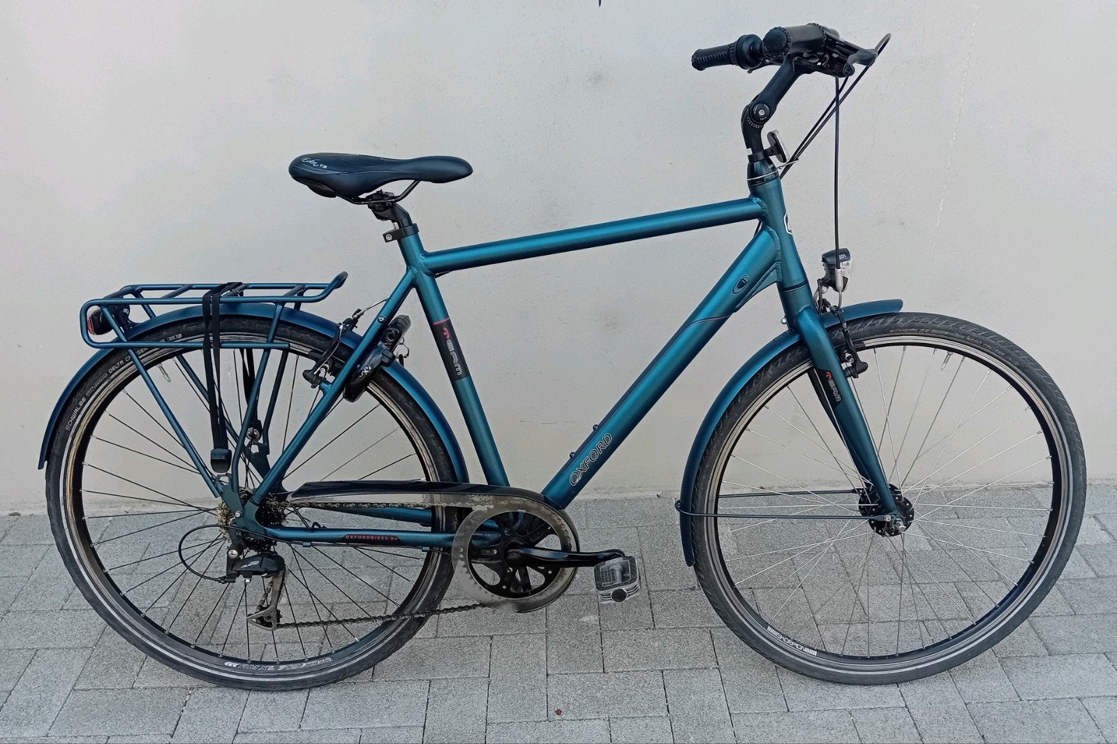 Jongensfiets alu Oxford Team 28inch 8speed maat57 NWP 799€🚴, Gebruikt, Velgrem, Versnellingen, 57 tot 61 cm