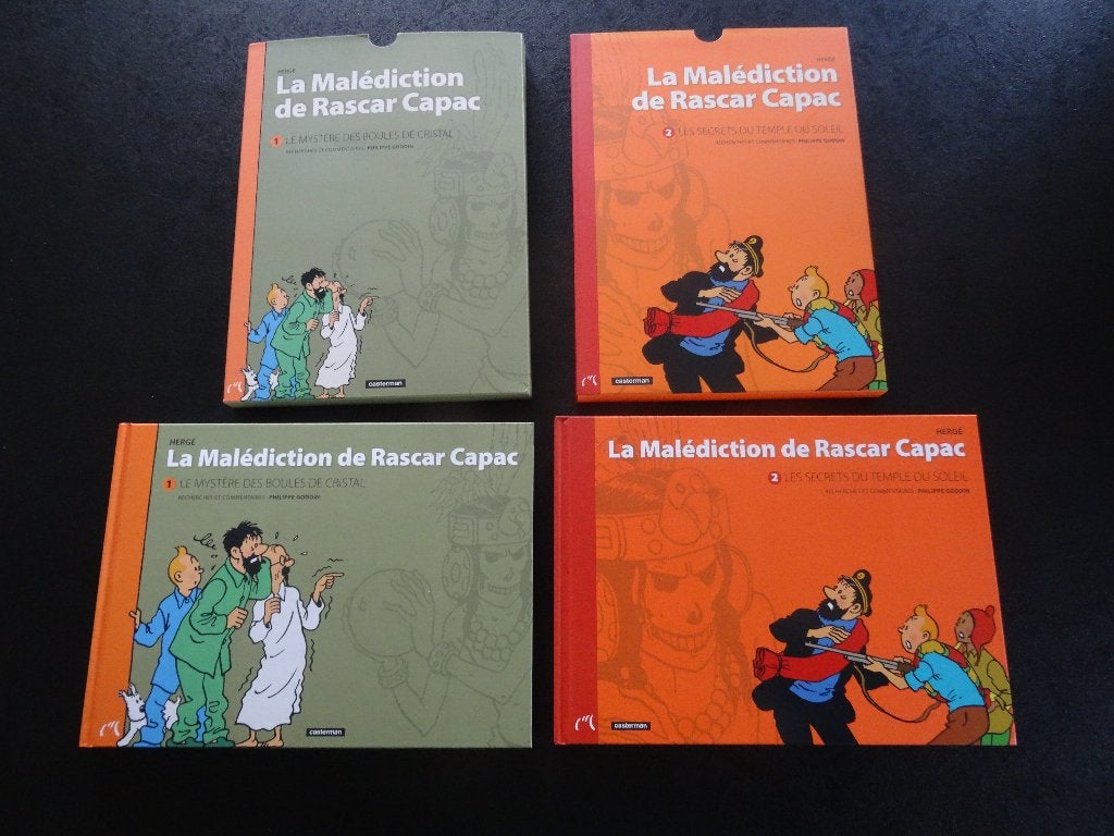 La malédiction de Rascar Capac - 2 tomes, Neuf, Plusieurs BD, Enlèvement ou Envoi, Hergé.