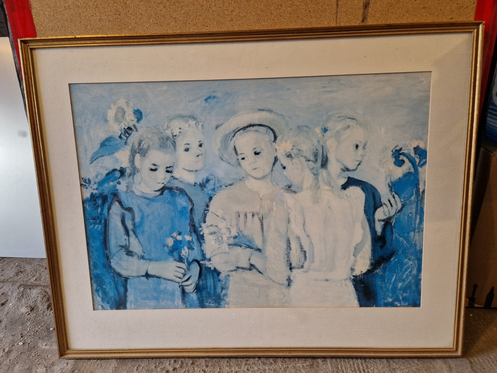 Albert Van Dyck — Couronne pour enfants — Impression artisti, Enlèvement, Avec passe-partout