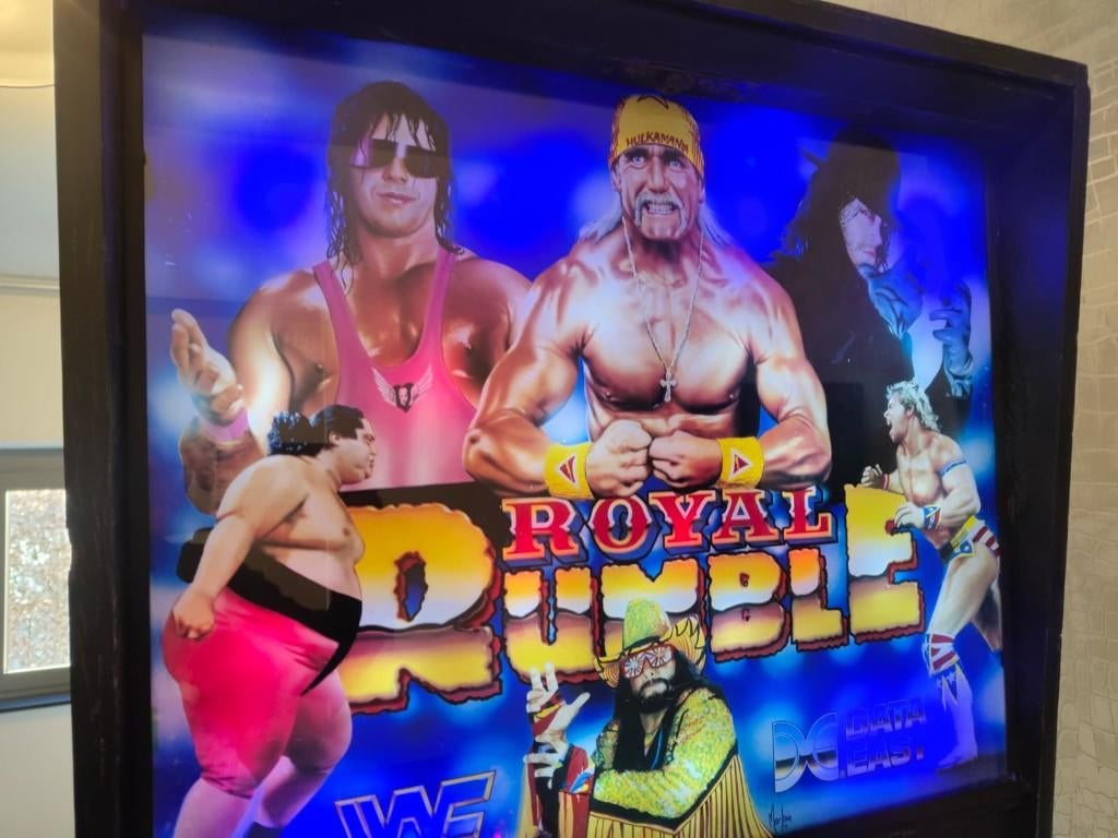 WWF Royal Rumble Flipperkast Full LED Upgrade, Collections, Flipper (jeu), Data East, Enlèvement, Imprimante matricielle