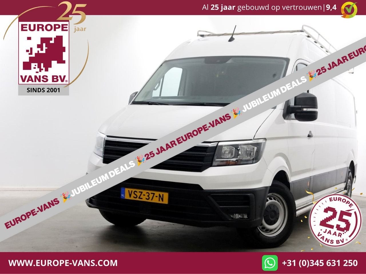 Volkswagen Crafter 35 2.0 TDI 140pk L4H3 (L3H2) Maxi Airco/C, Auto's, Wit, Bedrijf, 235 g/km, Onderhoudsboekje