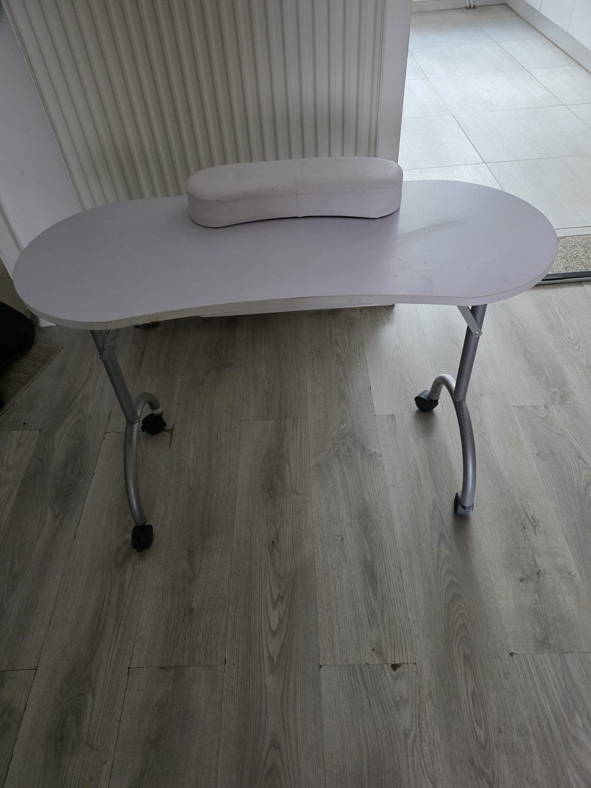 Opklapbaar handverzorging tafeltje, Ophalen, Hout