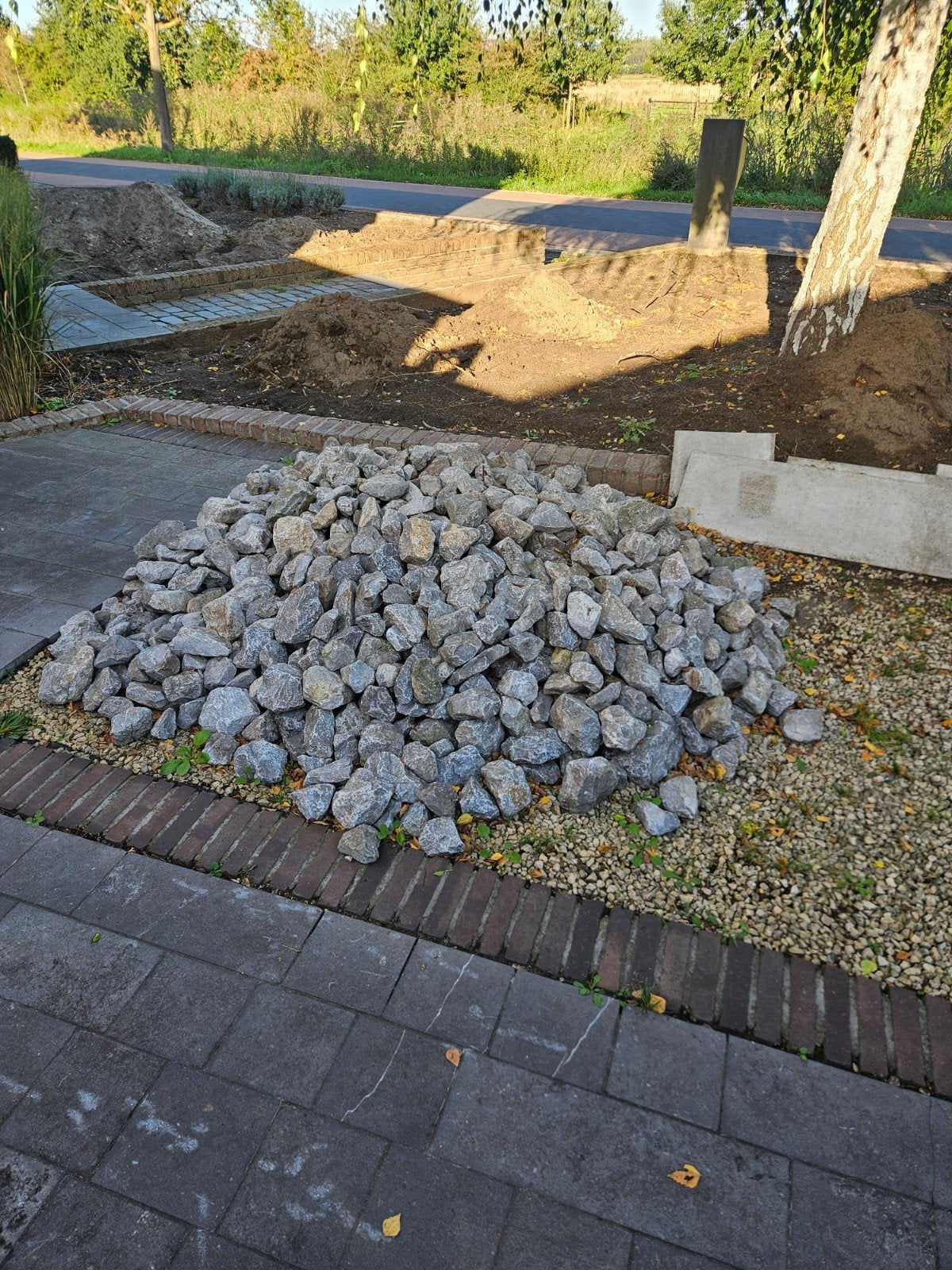 breukstenen voor in korven, Tuin en Terras, Ophalen