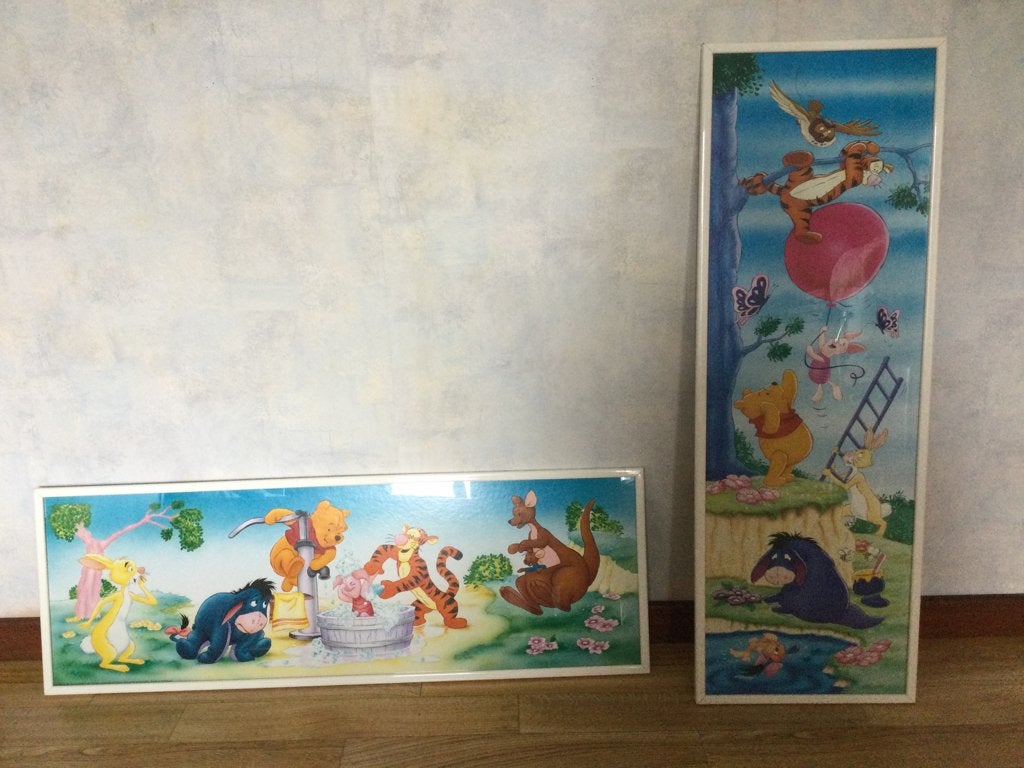 2 kinderkaders  winnie the pooh, Verzamelen, Ophalen, Gebruikt