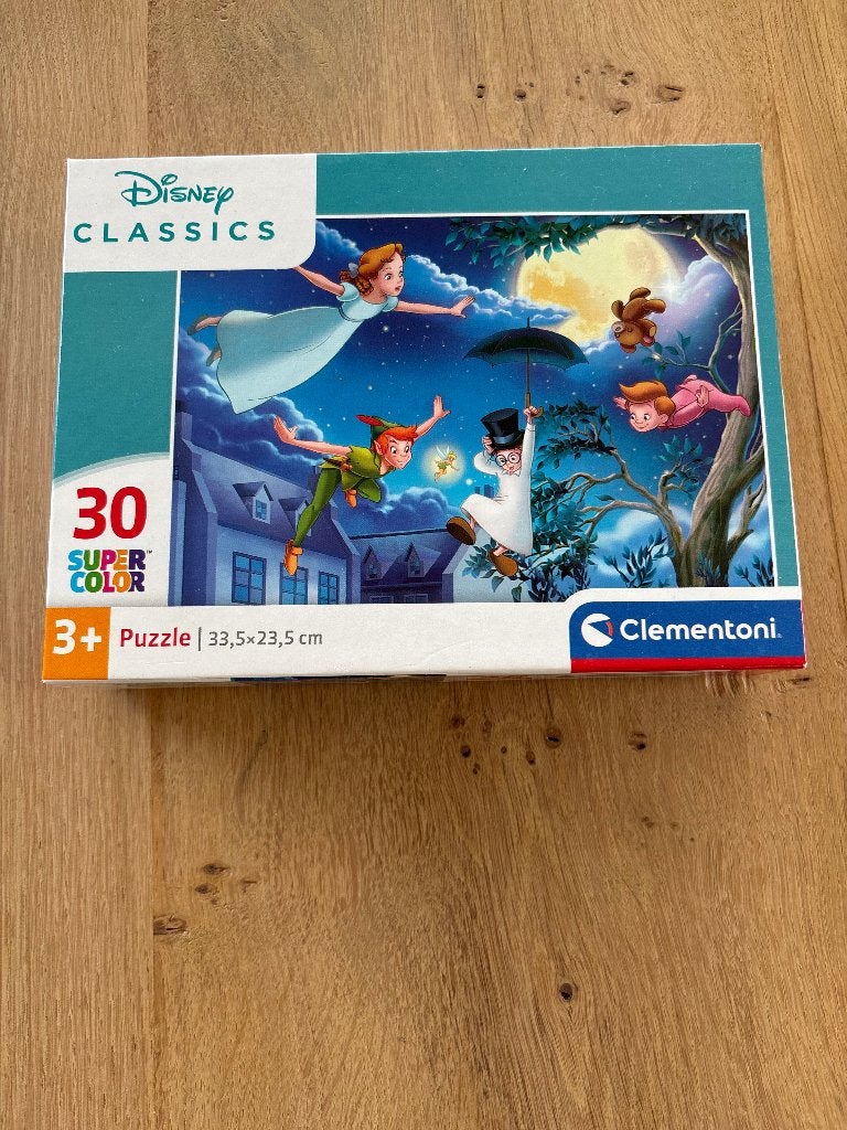 Puzzel Peter Pan 30 stukken, Enlèvement ou Envoi, 10 à 50 pièces, Comme neuf, 2 à 4 ans