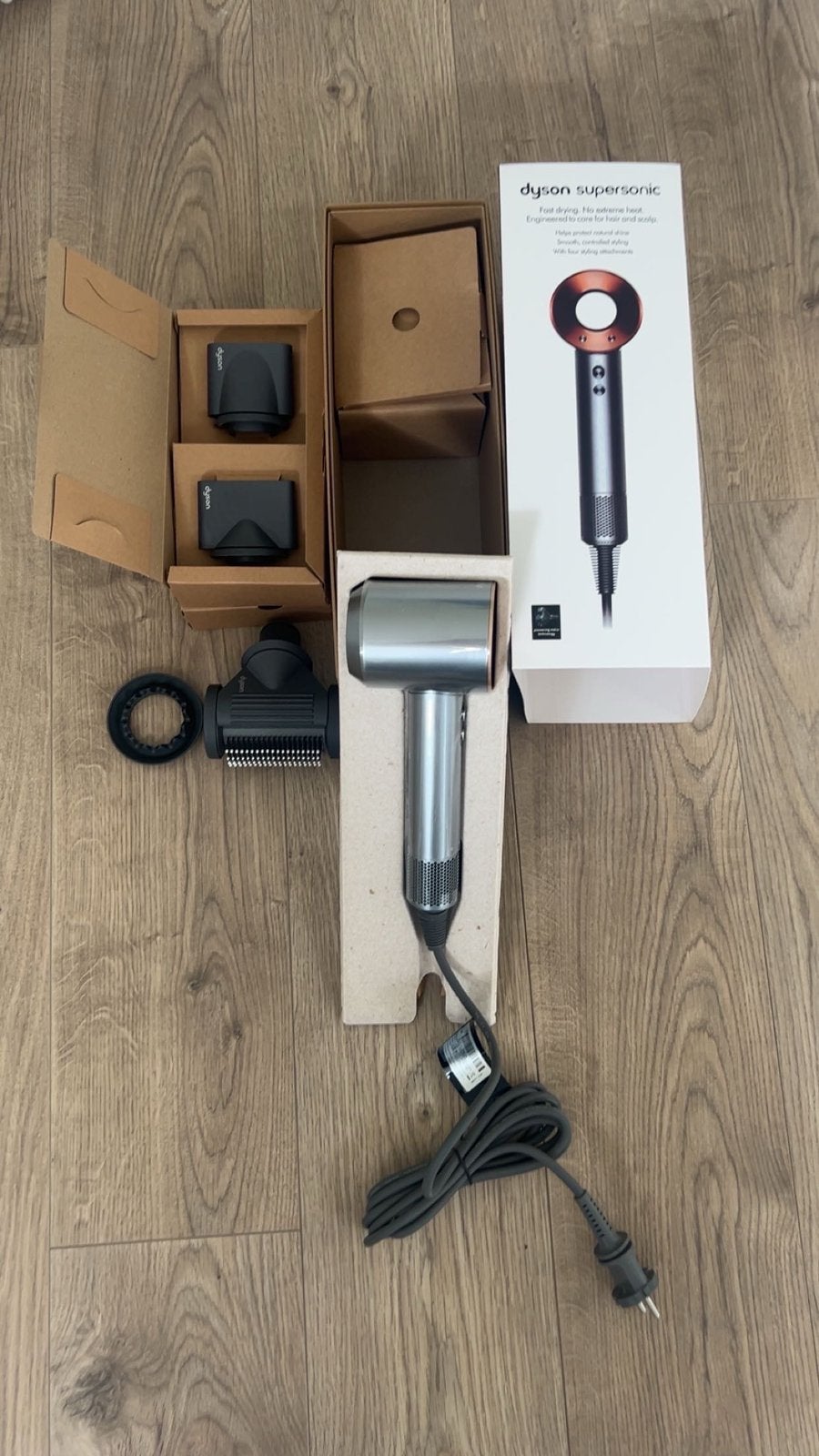 Dyson Supersonic haardroger – compleet met accessoires, Ophalen of Verzenden, Zo goed als nieuw