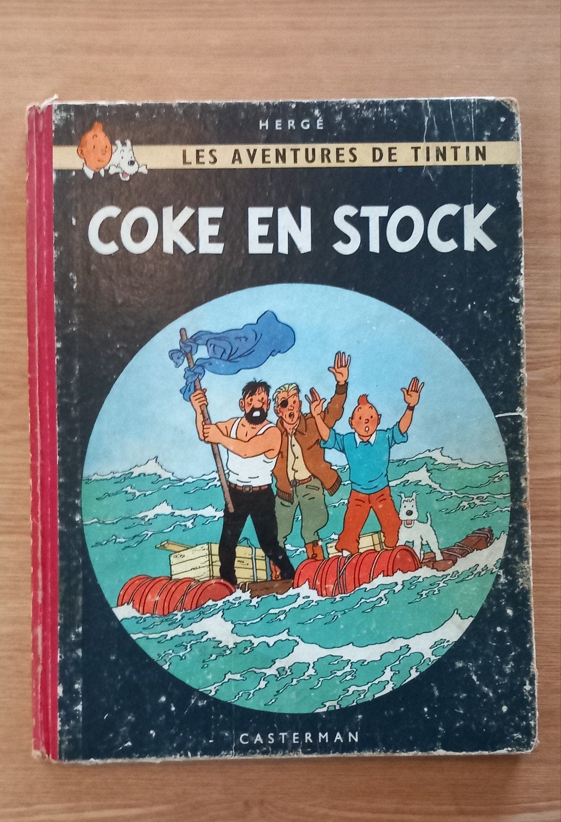 BD Tintin Coke en stock EO belge B24 1958, Livres, BD, Enlèvement ou Envoi