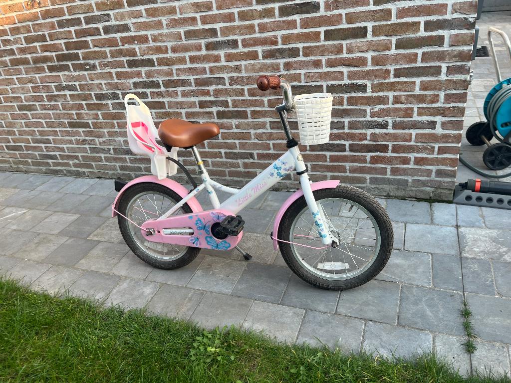 Kinderfiets meisje, Ophalen, Gebruikt, 16 tot 20 inch