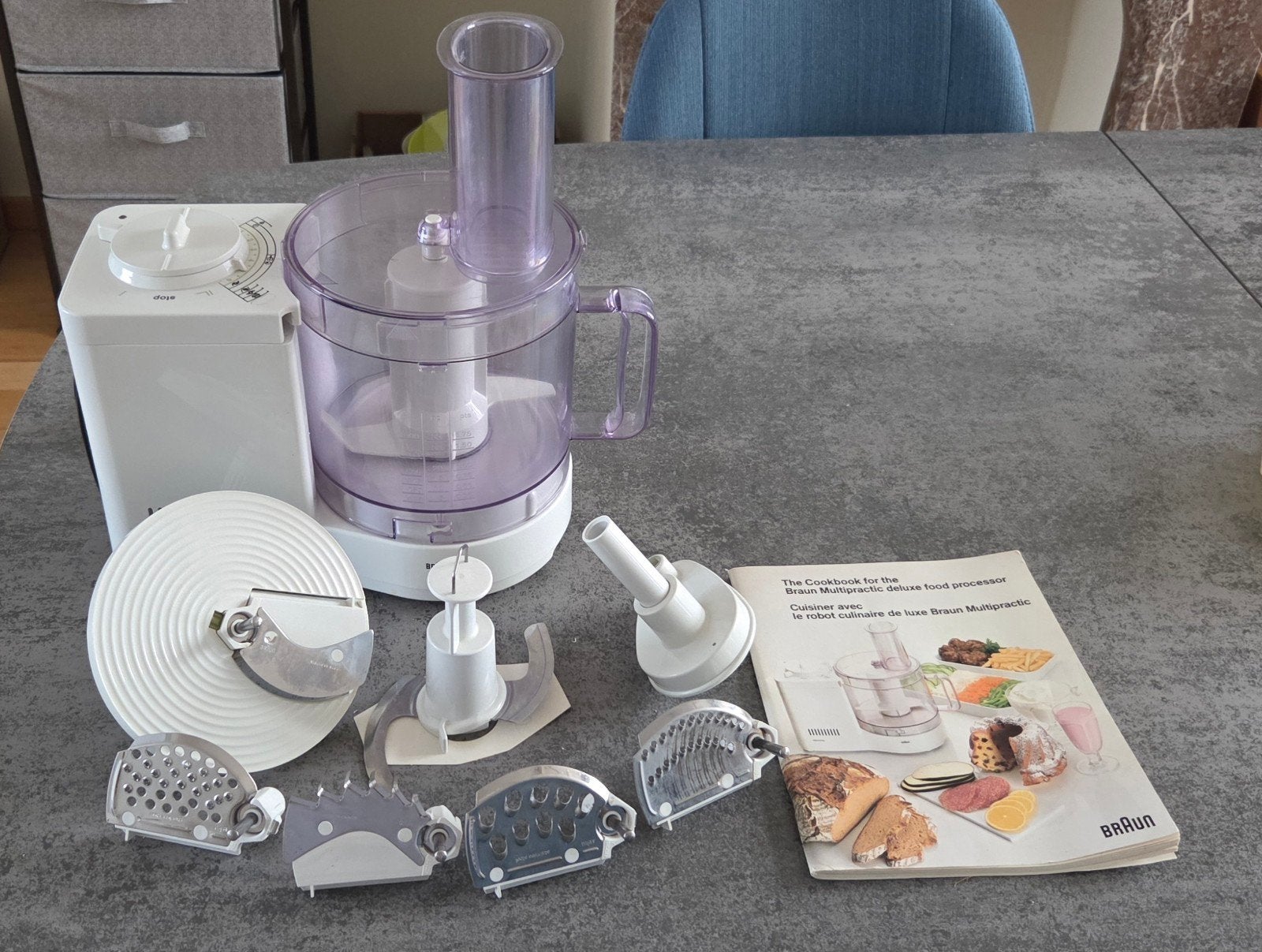Robot culinaire multifonction de luxe Braun Multipractic, Enlèvement