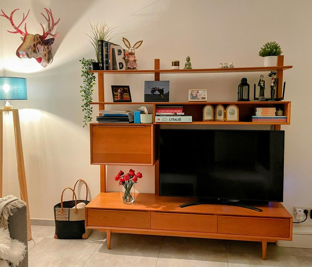 Meuble TV - Portobello de Maison du Monde, Ophalen, Zo goed als nieuw, Eikenhout