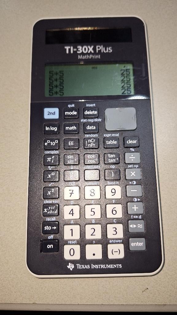 Texas Instruments TI-30X Plus Math Print rekenmachine, Enlèvement ou Envoi, Utilisé