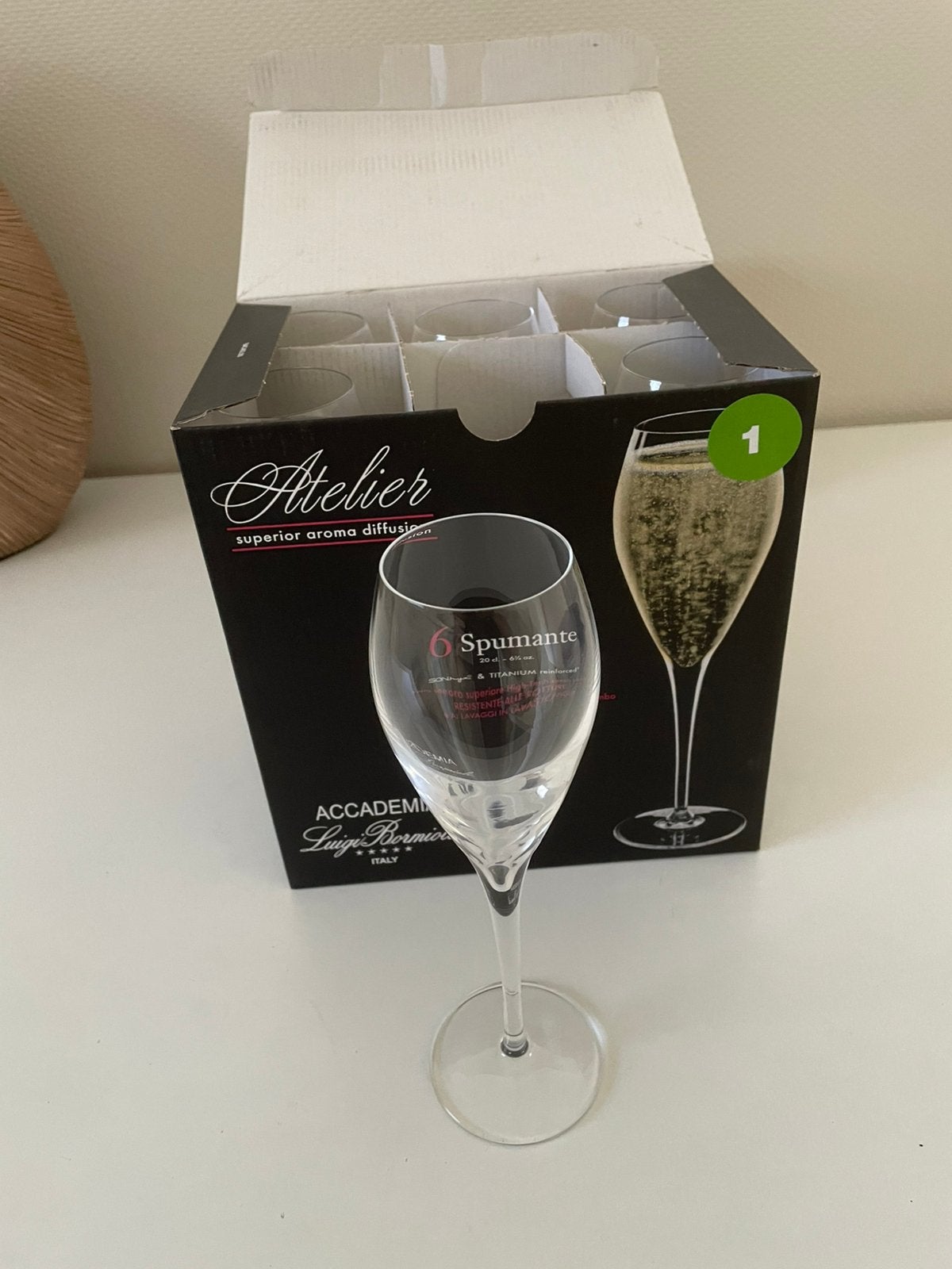 Sparkling wine glazen, Ophalen of Verzenden, Nieuw