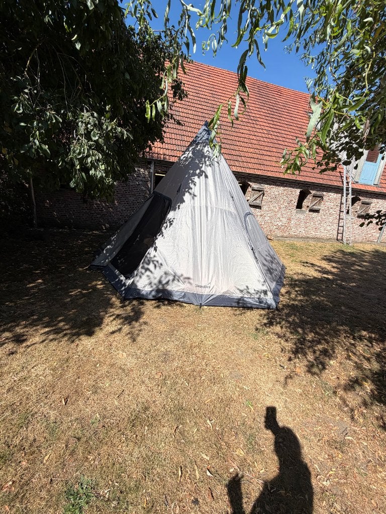Tent voor 6 personen, Caravans en Kamperen, Ophalen, Zo goed als nieuw, Tot en met 6