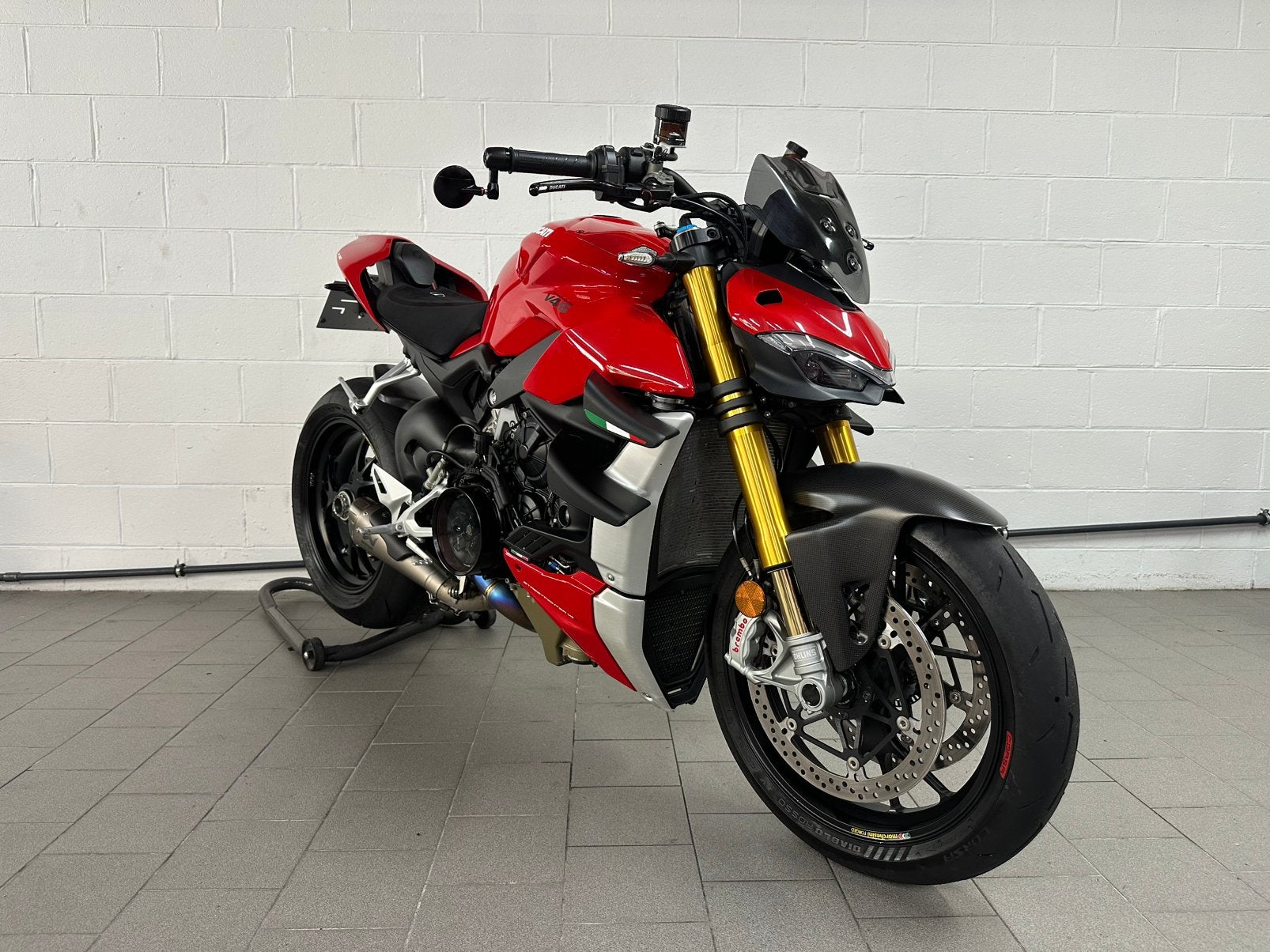 DUCATI STREETFIGHTER V4 S ***DUCATI SAMBREVILLE***, Échappement sport, Permis Moto A, Entreprise, Plus de 35 kW