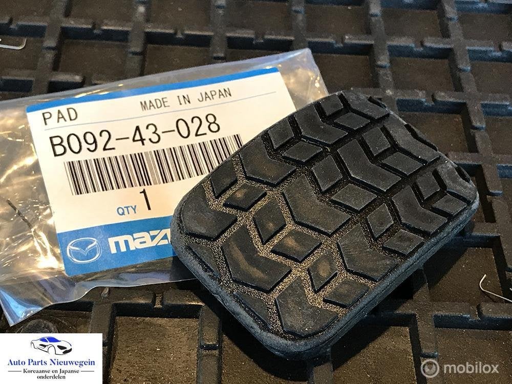 Pedaalrubber origineel Mazda MX-5 I ('90-'99) B092-43-028, Auto-onderdelen, Nieuw, Ophalen of Verzenden, Mazda, Mazda