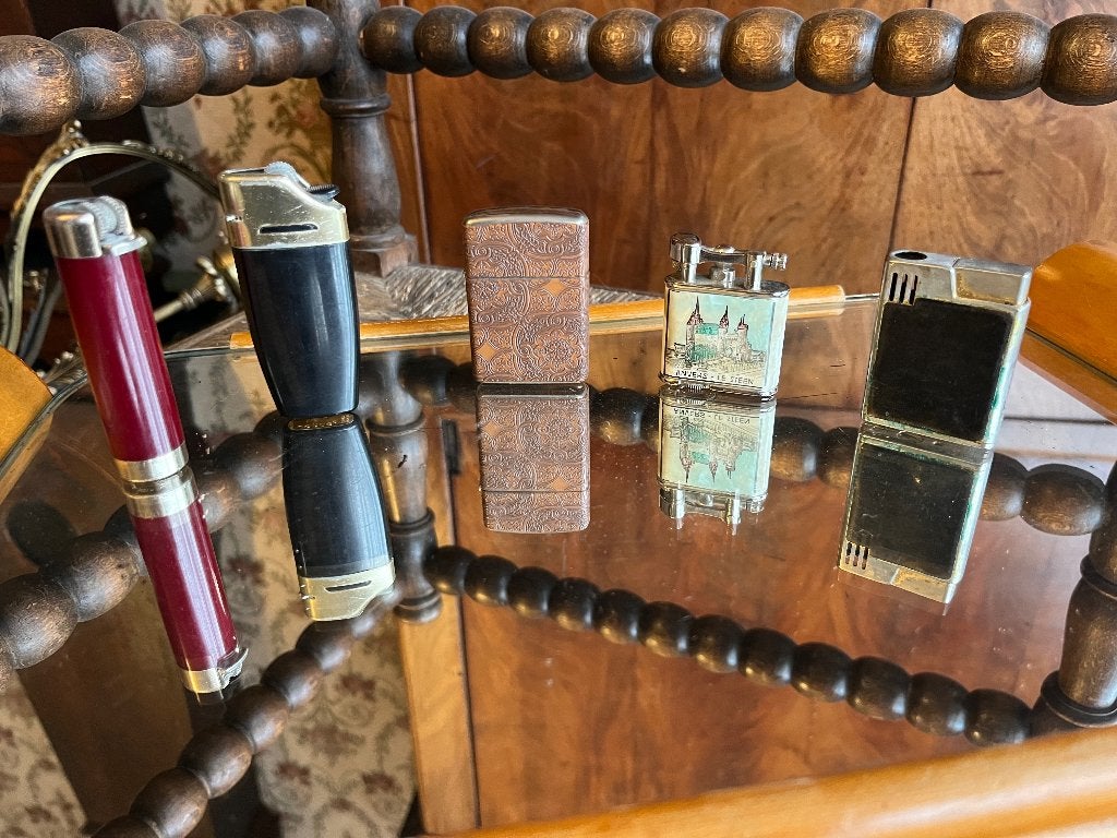 Lot de briquets vintage, Enlèvement ou Envoi, Utilisé, Briquet