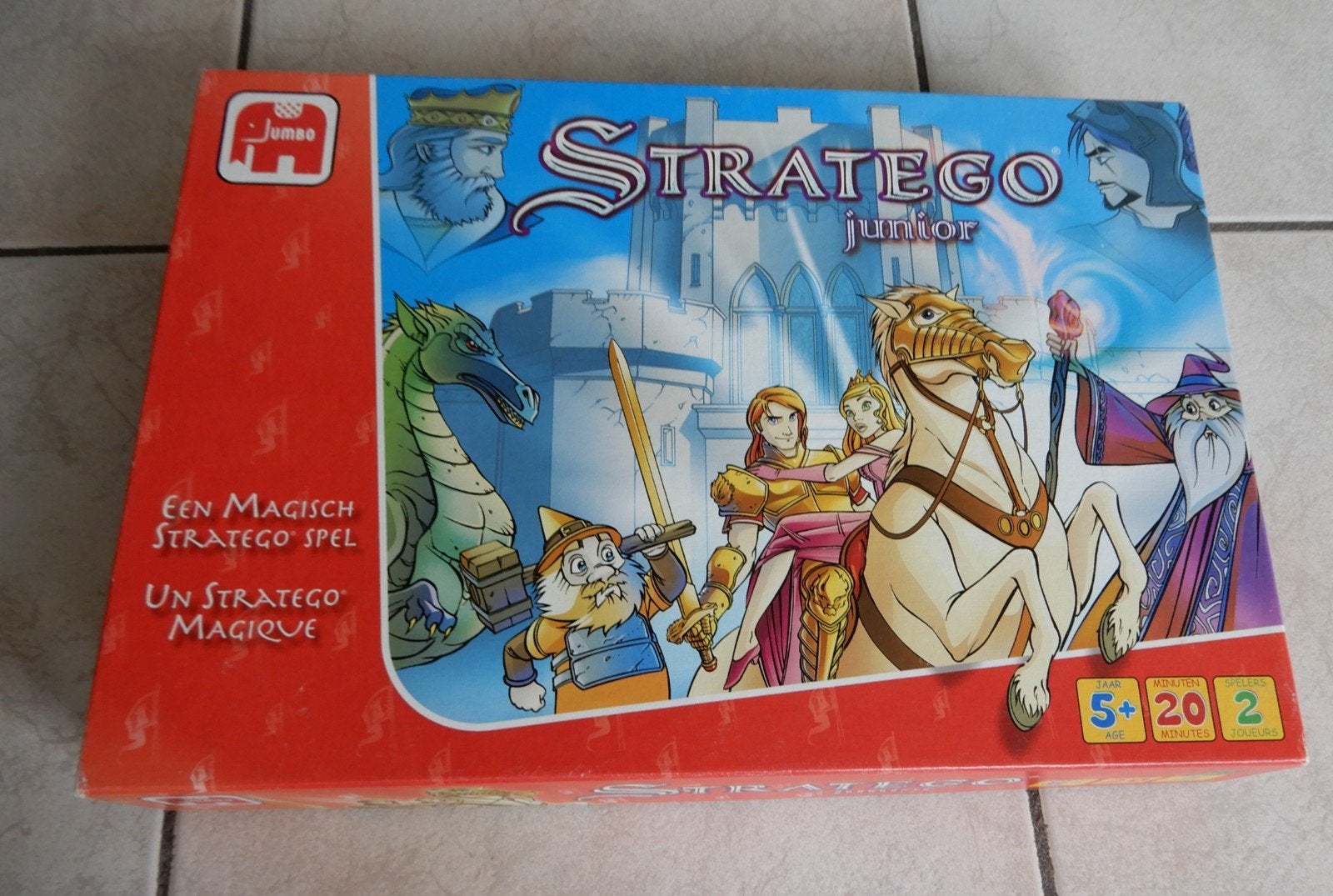 Gezelschapsspel Junior Stratego 5+ Jumbo  2 spelers, Een of twee spelers, Ophalen of Verzenden, Zo goed als nieuw, JUMBO